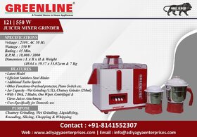 Greenline Juicer Mixer Grinder 121