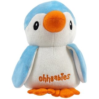                       Ohhbabies Soft Stuffed Cute Blue Penguin Baby Toy - 11 cm  (Blue)                                              