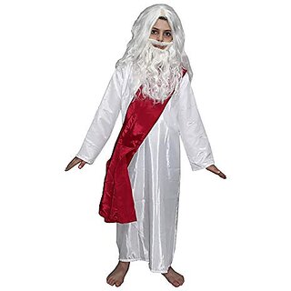                       Kaku Fancy Dresses Rabindranath Tagore Costume For Boys  National Hero Freedom Fighter Fancy Dress For Independence Day                                              