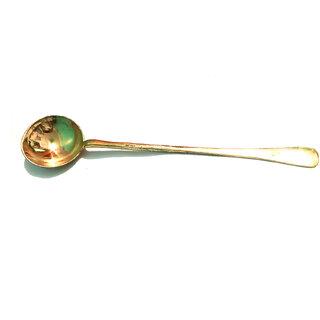 Pure Brass Spoon for Cooking  Serving (Diameter 15 Inch)