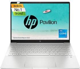 HP Pavilion Plus 13th Gen Intel EVO Core i5-1340P 14inch(35.6 cm), Metal Body,TUV Certified 2.2K,Micro Edge Display(16GB RAM/512GB SSD/B&O/5MP Camera/Intel Iris Xe Graphics/FPR/MSO/Win 11,14-eh1022TU