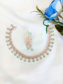Mint green Necklace set