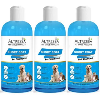                       Altressa Short Coat Dog Shampoo 900ml Pack of 3                                              