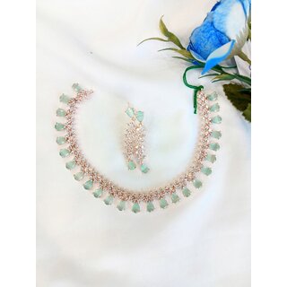 Mint green Necklace set