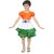 Kaku Fancy Dresses Girls Frock Costume For Independence Day / Republic Day - Multicolour, For Girls