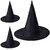 Kaku Fancy Dresses Black Witch Hat For Girls  Black Witch Hat For Halloween Costume Party Prop - Pack of 1