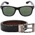 CREATURE Belt & Sunglass Combo(Black, Green)