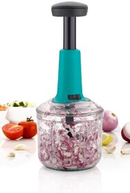 Senso by Senso SENSO Food Chopper, Steel Manual Hand-Press Vegetable Chopper to Cut Onion,Salad Vegetable  Fruit Choppe