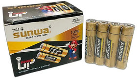 SUNWA AAA Battery Power Up R03P (Pack of 24pcs)