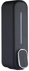 Elexa Hardware Liquid Soap Dispenser Nero Black Premium Certified Quality Set of 1 Plastic 350 ml Liquid Dispenser (Black)