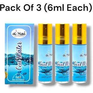                       Al hiza C Water perfumes Roll-on 6ml (Pack of 3)                                              