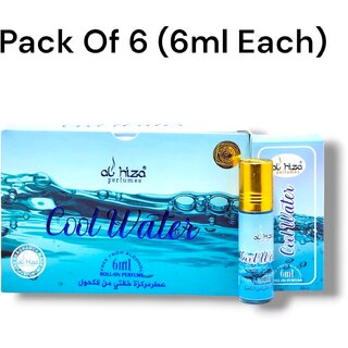                       Al hiza C Water perfumes Roll-on 6ml (Pack of 6)                                              