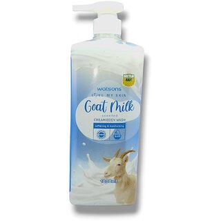 Watsons Love My Skin Goat Milk Scented Cream Body Wash 1000ml