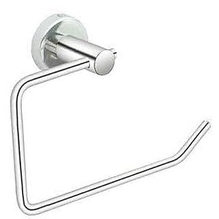                       Elexa Hardware Towel Ring for Bathroom | Modern Bath Towel Stand | Towel Holder | Towel Hanger with Chrome Finish (Pack of 1)                                              