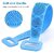 Silicone Body Back Scrubber Double Side Bathing Brush for Skin Deep Cleaning Body Scrubbers  Brushes