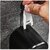 Elexa Hardware Abs Wall Mounted Shampoo Sanitizer Lotion Hand Dish Wash Gel Liquid Soap Dispenser for Bathroom Kitchen Pack of 2 (400 Ml White And Black Plastic) (350 Ml Black)