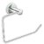 Elexa Hardware Towel Ring for Bathroom  Modern Bath Towel Stand  Towel Holder  Towel Hanger with Chrome Finish (Pack of 1). (Half Square)