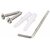 Elexa Hardware 304 Stainless Steel Folding Silver Towel Rod with Hooks for Bathroom Single Towel Racks Wall Mount Towel Rail Towel Hanger Hook for Bathroom Kitchen