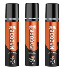 Mycode Sexyboy Fragrance Body Spray (Pack Of 3)