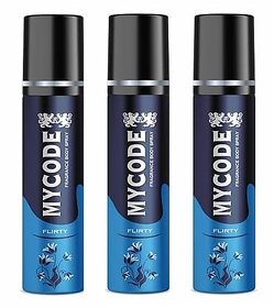 Mycode Flirty Fragrance Body Spray (Pack Of 3)
