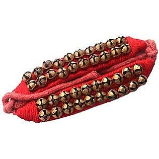                       Kaku Fancy Dresses Ghungroo For Kids State Dnace / Western Dance - Copper, Free Size, For Boys  Girls                                              