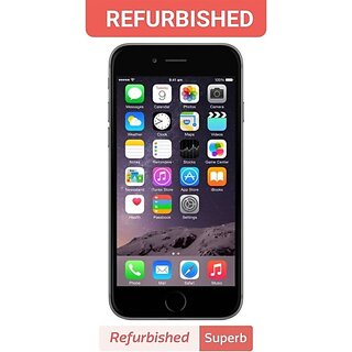                       (Refurbished) APPLE iPhone 6 64GB Space Grey - Grade A ++                                              