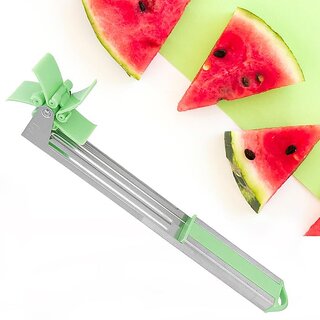 Stainless Steel Washable Watermelon Cutter Windmill Slicer Cutter Peeler