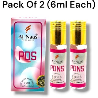                       Al Naas PONS perfumes Roll-on 6ml (Pack of 2)                                              