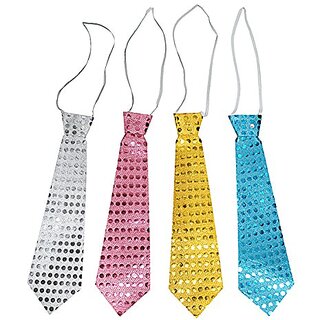 Kaku Fancy Dresses MultiColour Neck tie - Multicolour, Free Size - For Unisex Kaku Fancy Dresses MultiColour Neck tie - Multicolour, Free Size - For Unisex