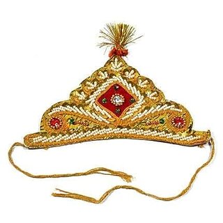 Kaku Fancy Dresses Mythological Character Costume Mukut Set - Multicolor, 3-8 Years, For Unisex Kaku Fancy Dresses Mythological Character Costume Mukut Set - Multicolor, 3-8 Years, For Unisex