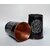 Russet Black Floral Printed Copper Bottle with 2 Glasses (Certified and Lab Tested)
