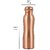 Russet Bronze Curvy Copper Bottle 950 ml (Certified  Lab Tested)