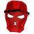 Kaku Fancy Dresses Iron Super Hero Face Mask Costume Accessories - Red-Golden, Free Size, For Boys