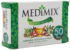 Medimix Classic Ayurved Bathing Soap - Pack Of 1 (75gm)