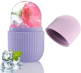 Ice Roller for face women skin glowing ice cube massager Face Puffiness Relief Massage Skin Care Tools face (Multicolor)