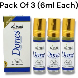                       Al hiza Dones perfumes Roll-on 6ml (Pack of 3)                                              