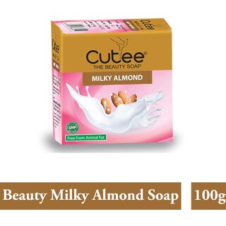                       Milky Almond The Beauty Cutee Soap - 100g                                              