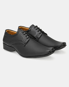 Kwiclo Men's Formal Lace-Up Shoe Black