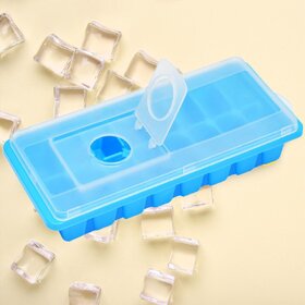 M-Blue-Cube Tray with Lid-Set of 2