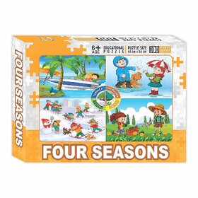 Seema Kitchenware Toys  Games Four Seasons Jigsaw PuzzlesEducational Puzzle  Games for Focus and Memory with