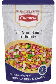 Chamria Tini Mini Saunf Mouth Freshener 120 Gm Pouch