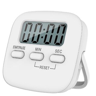                       Digital Kitchen Timer  Stopwatch, Countdown Large Digits, Loud Alarm, Magnetic Stand Round, for Cooking, Kids Study                                              