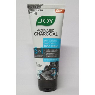                       Joy Activated Charcoal Skin Purifying+Deep Detox Face Wash  50 ML                                              