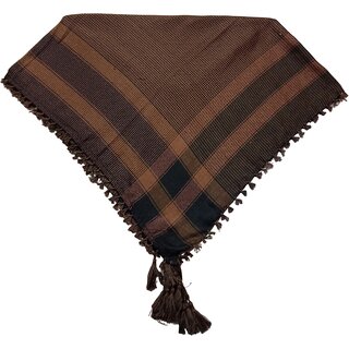                       Cotton Blend Men Scarf Military Shemagh Tactical Desert Keffiyeh Scarf Neck Head Scarf Brown Color                                              