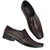 Kwiclo Men's Formal Slip-On Shoe Brown