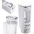 Elexa Hardware Abs Wall Mounted Hand Dish Wash Gel Liquid Soap Dispenser for Bathroom Kitchen (400 Ml White) (Pack of 2)