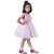 A-line Party wear dress for girl kids pink