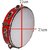 Kaku Fancy Dresses Dafli, Tambourine Hand Percussion Musical Instruments For Kids, Wooden Dafli, Marching Parade Drum