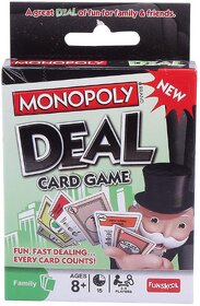 Mannat Monopoly Deal Card Game Age 8+ 2 to 5 Players English Version,Fun Cards Game for Families,Friends and Kids,Set of