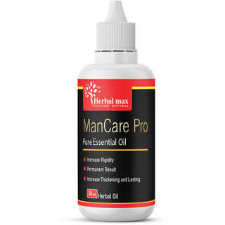                       Herbal max ManCare Pro Pure Essential Oil for Thickening  Lasting Enhancement - 30ml                                              